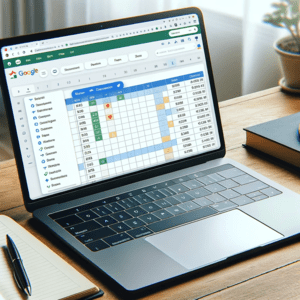 GoogleSheets Laptop